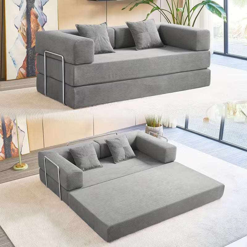 Folding Modular Convertible Sectional DIY Sofa Bed 