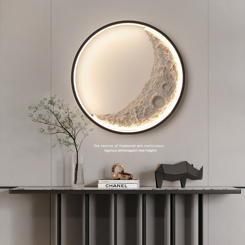 Modern Moonscape LED Wall Mounted Corridor Light