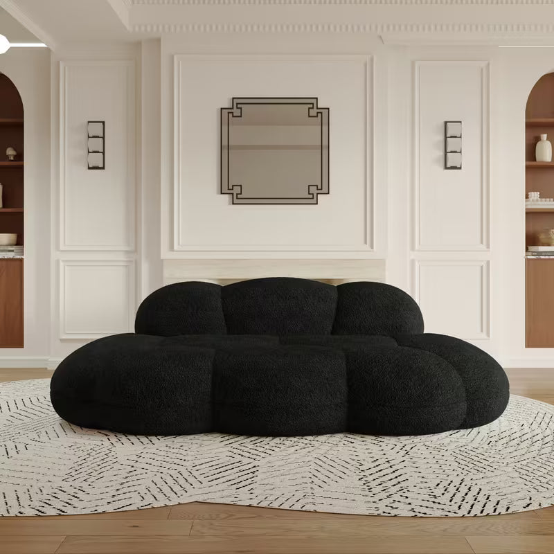 Upholstered Compressed Sofa Couch for Bedroom Living Room 