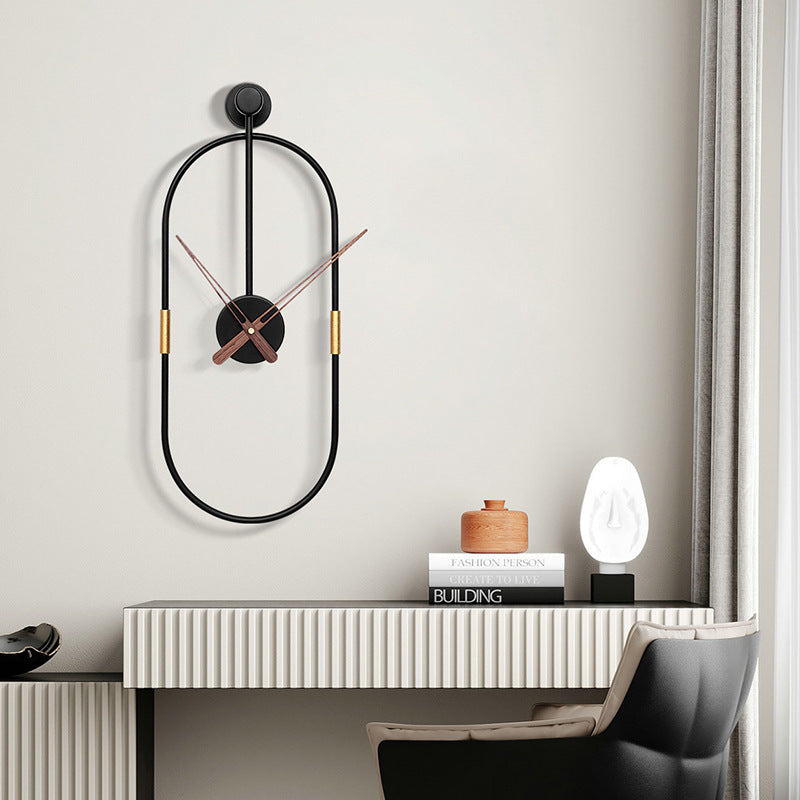 Designer Silent 3D Iron Art Wall Hanging Clock