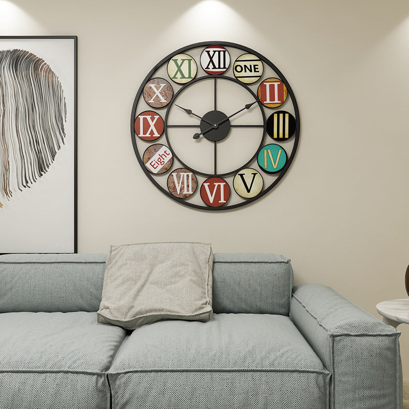 Roman Numeric Large Silent Wall Clock