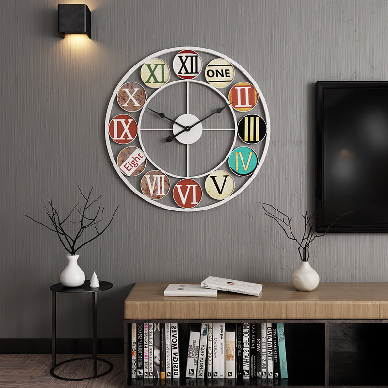 Roman Numeric Large Silent Wall Clock