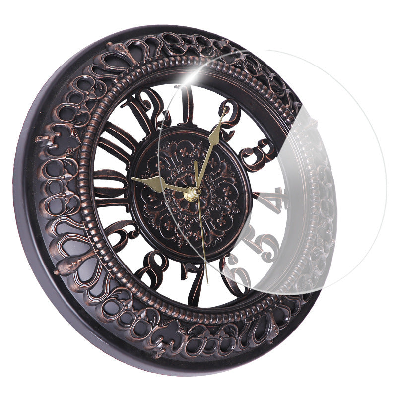 Antique 12 Inch Round Wall Clock
