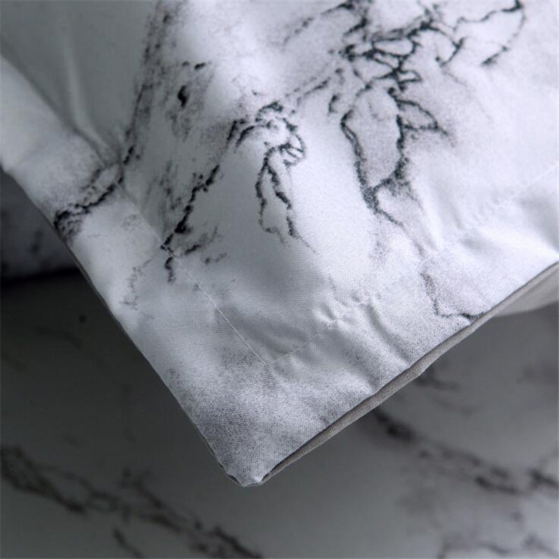 Marble Duvet Cover Bedding Set with Pillowcase