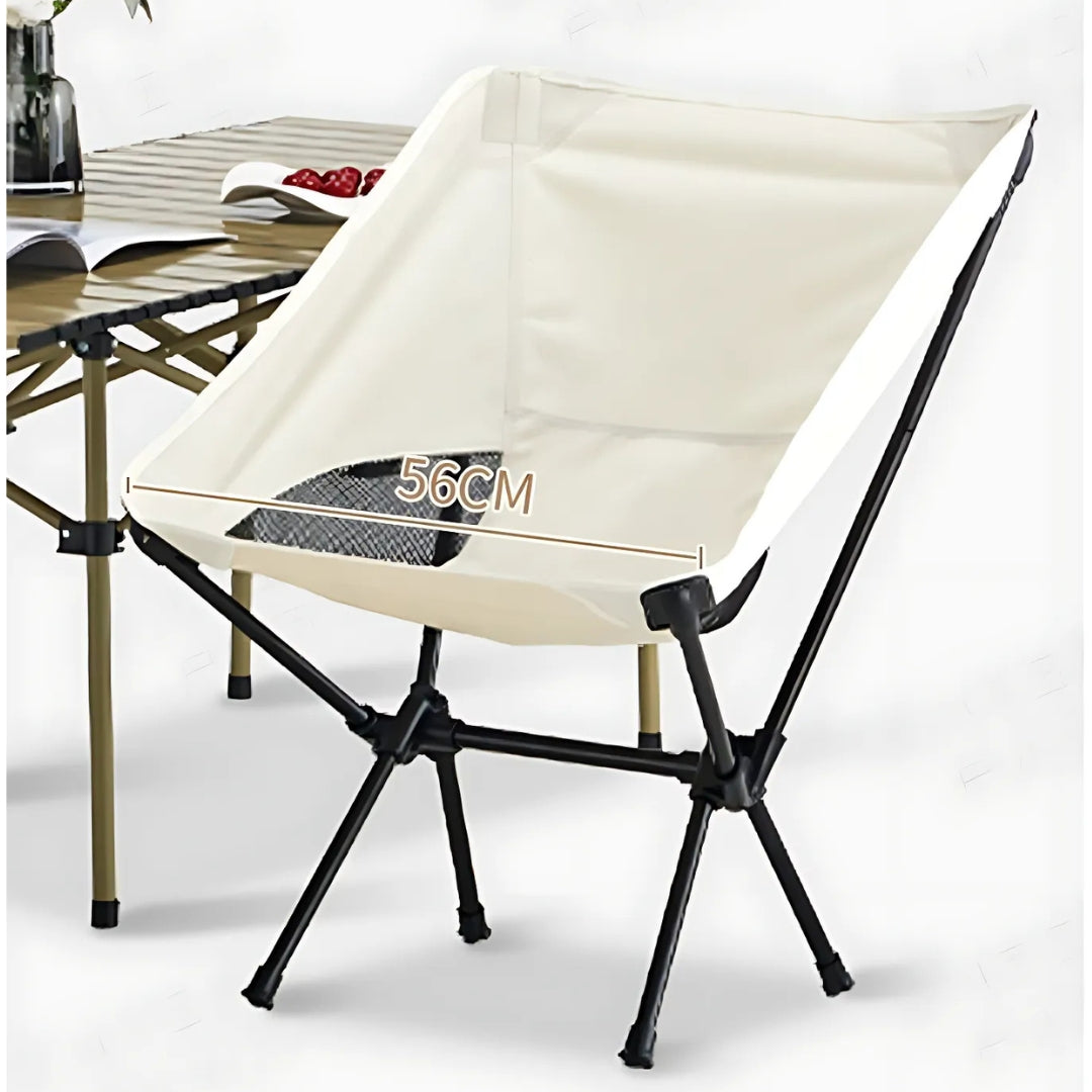 Aluminium Outdoor Foldable Camping Chair with Footrest
