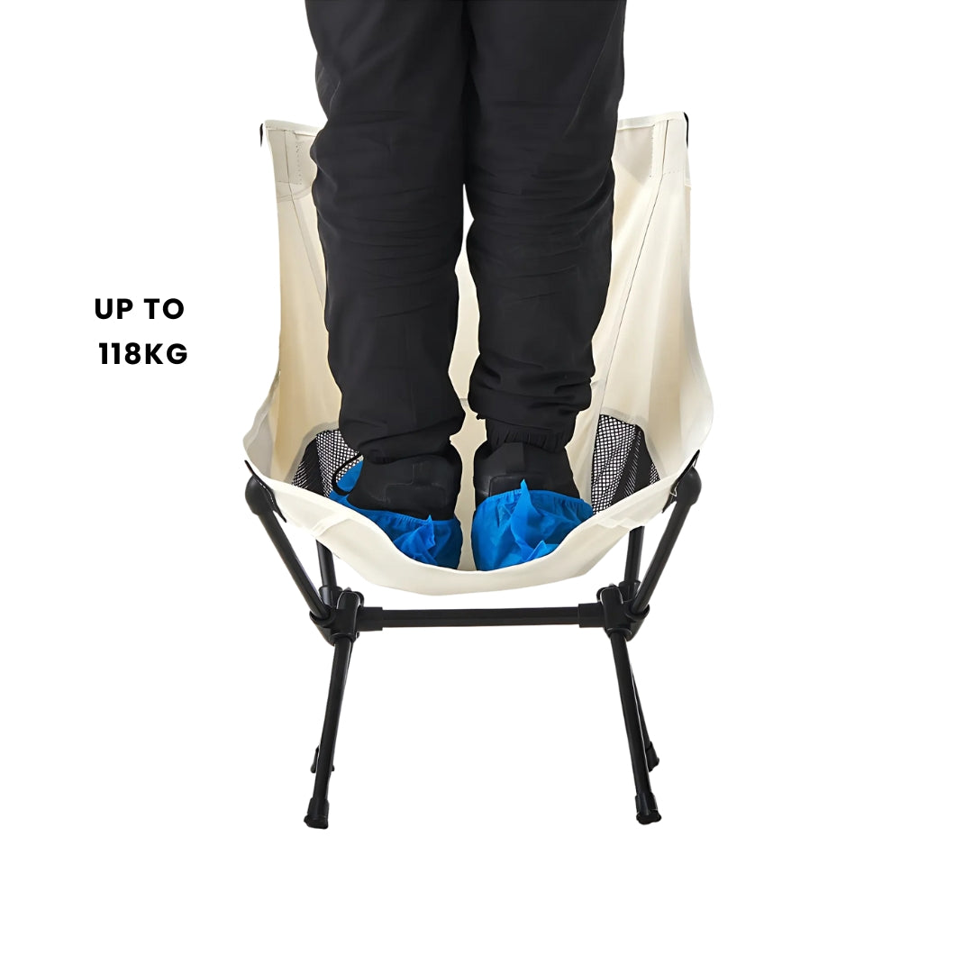 Aluminium Outdoor Foldable Camping Chair with Footrest