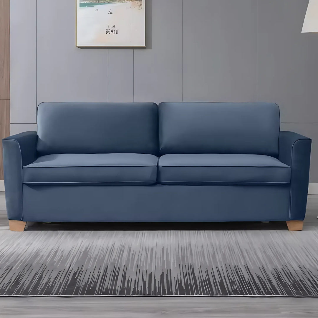2-in-1 Pull-Out Velvet Futon Sofa Bed