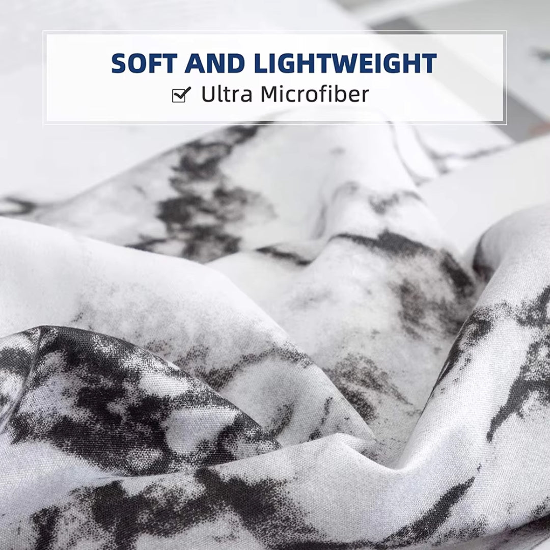 Marble Duvet Cover Bedding Set with Pillowcase