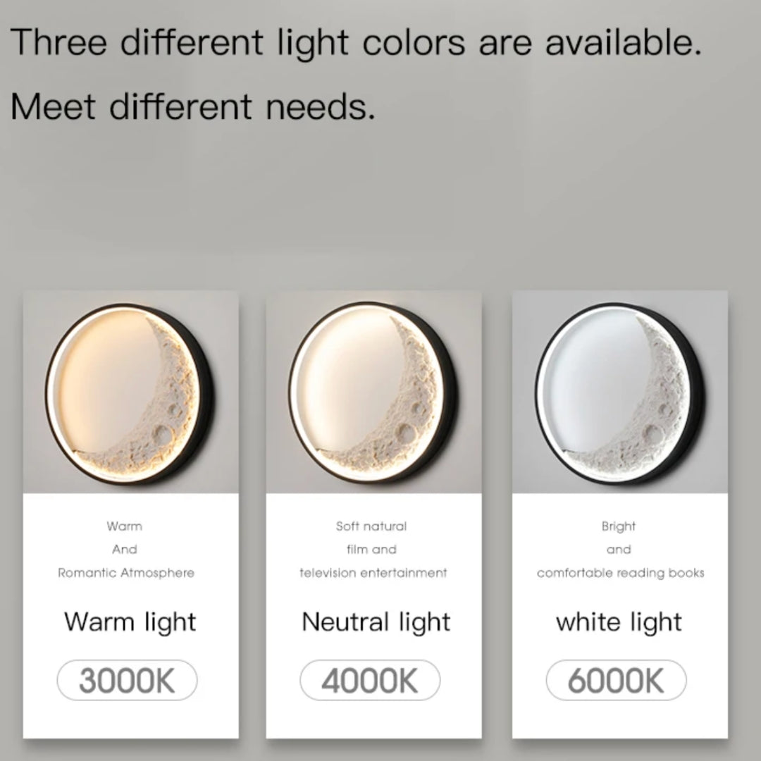 Modern Moonscape LED Wall Mounted Corridor Light