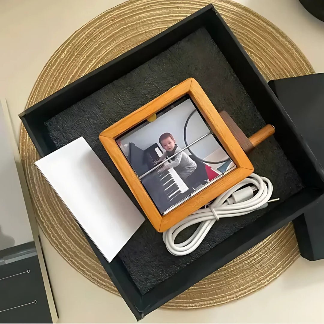 Personalized Photo Flip Book Frame with Light