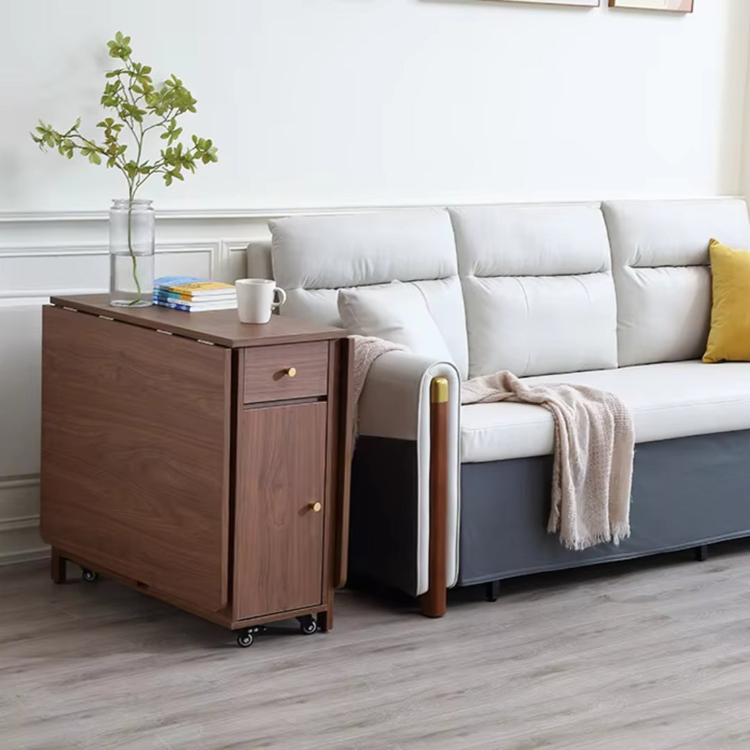 Extendable Folding Dining Space Saving Moveable Table