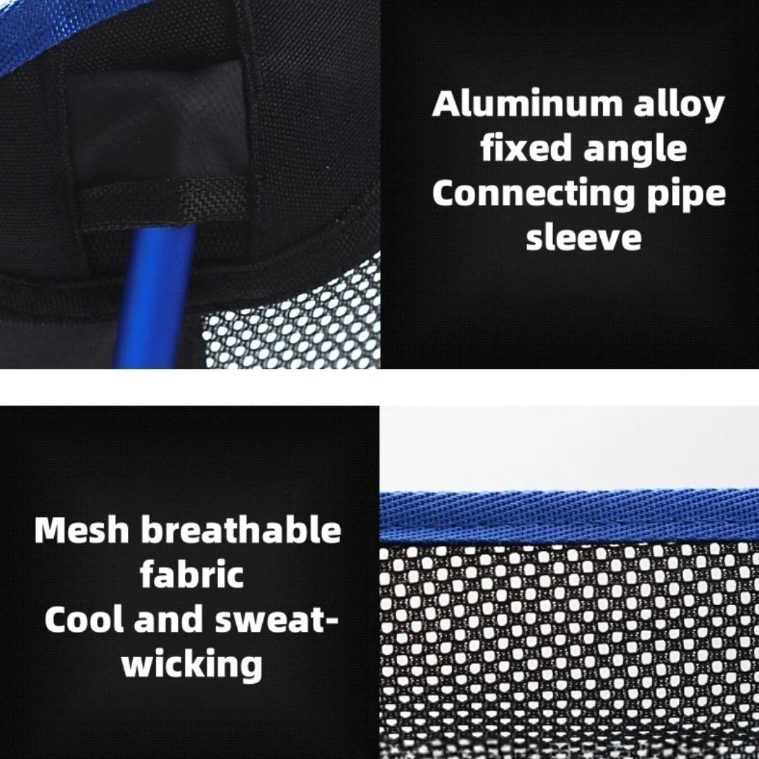 Aluminium Outdoor Foldable Camping Chair with Footrest
