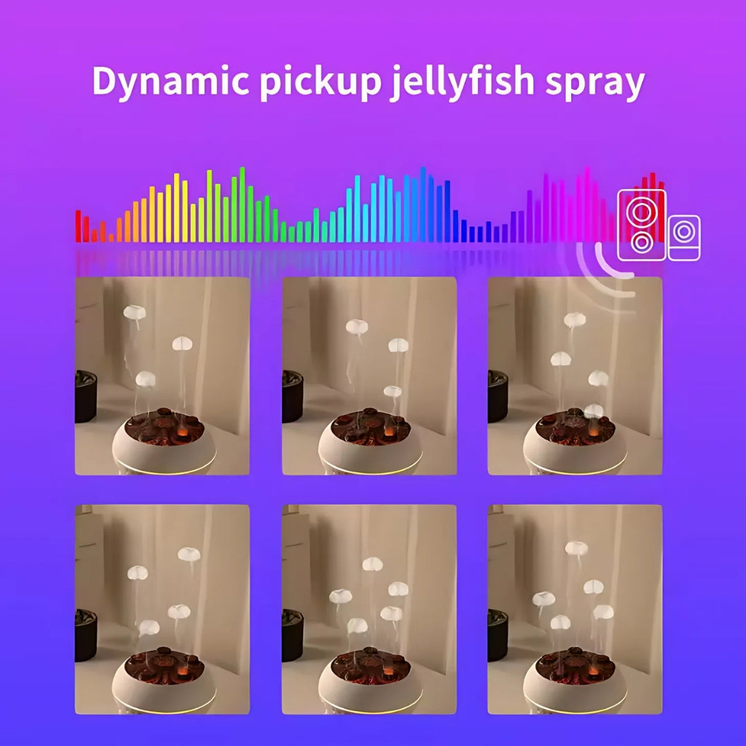 Jellyfish Aromatherapy Air Humidifier Diffuser With Lights