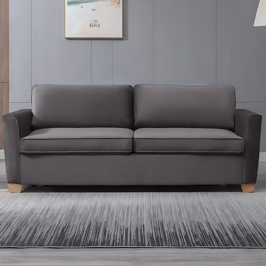 2-in-1 Pull-Out Velvet Futon Sofa Bed