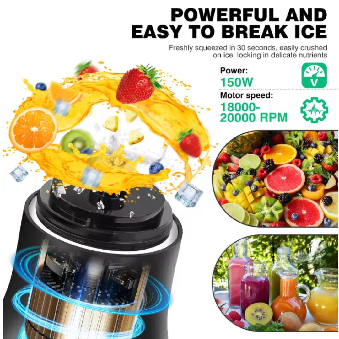 600ml Portable 2 in 1 Mini Smoothie Blender
