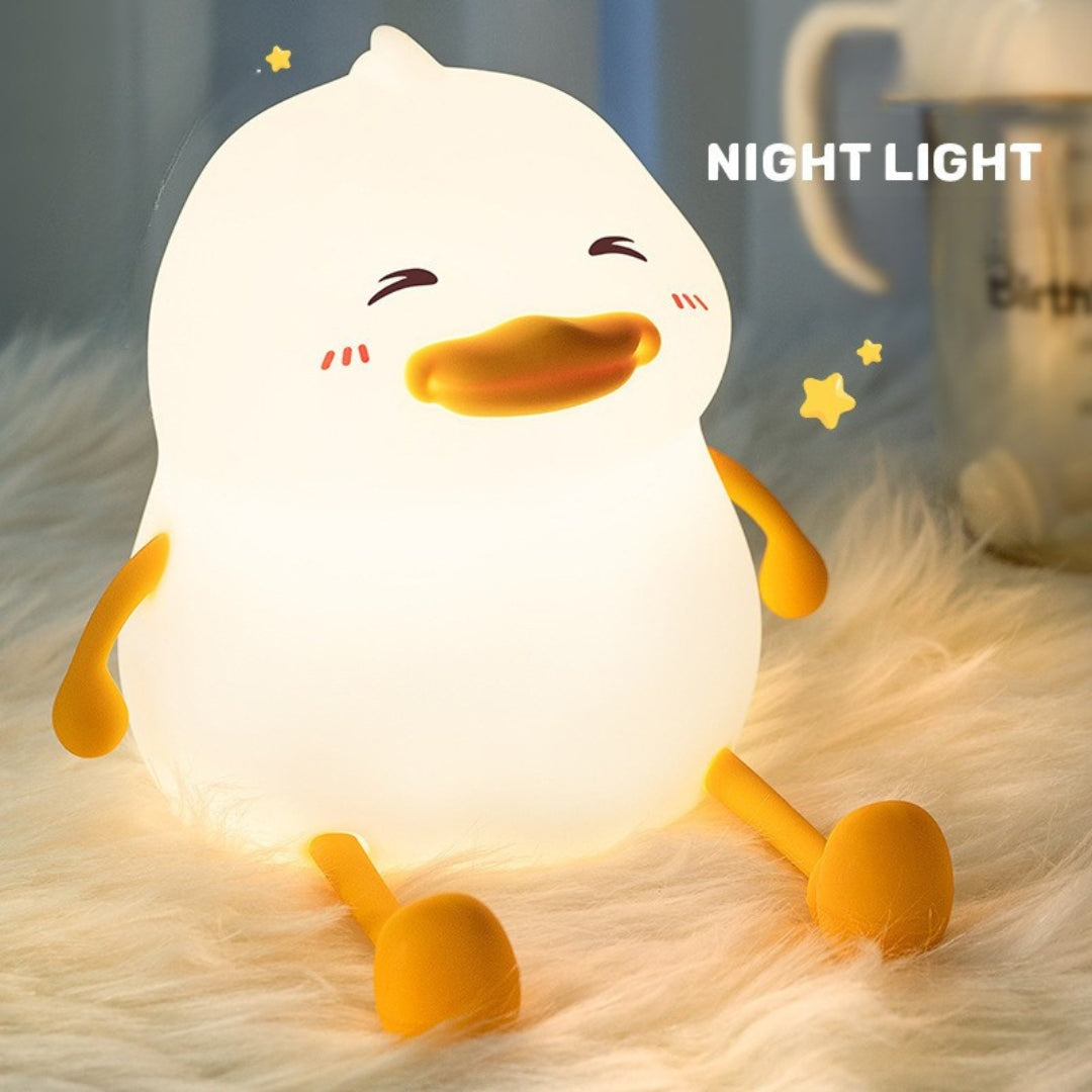 Small Duck Animal Bedside Sleeping Sensor Night Light
