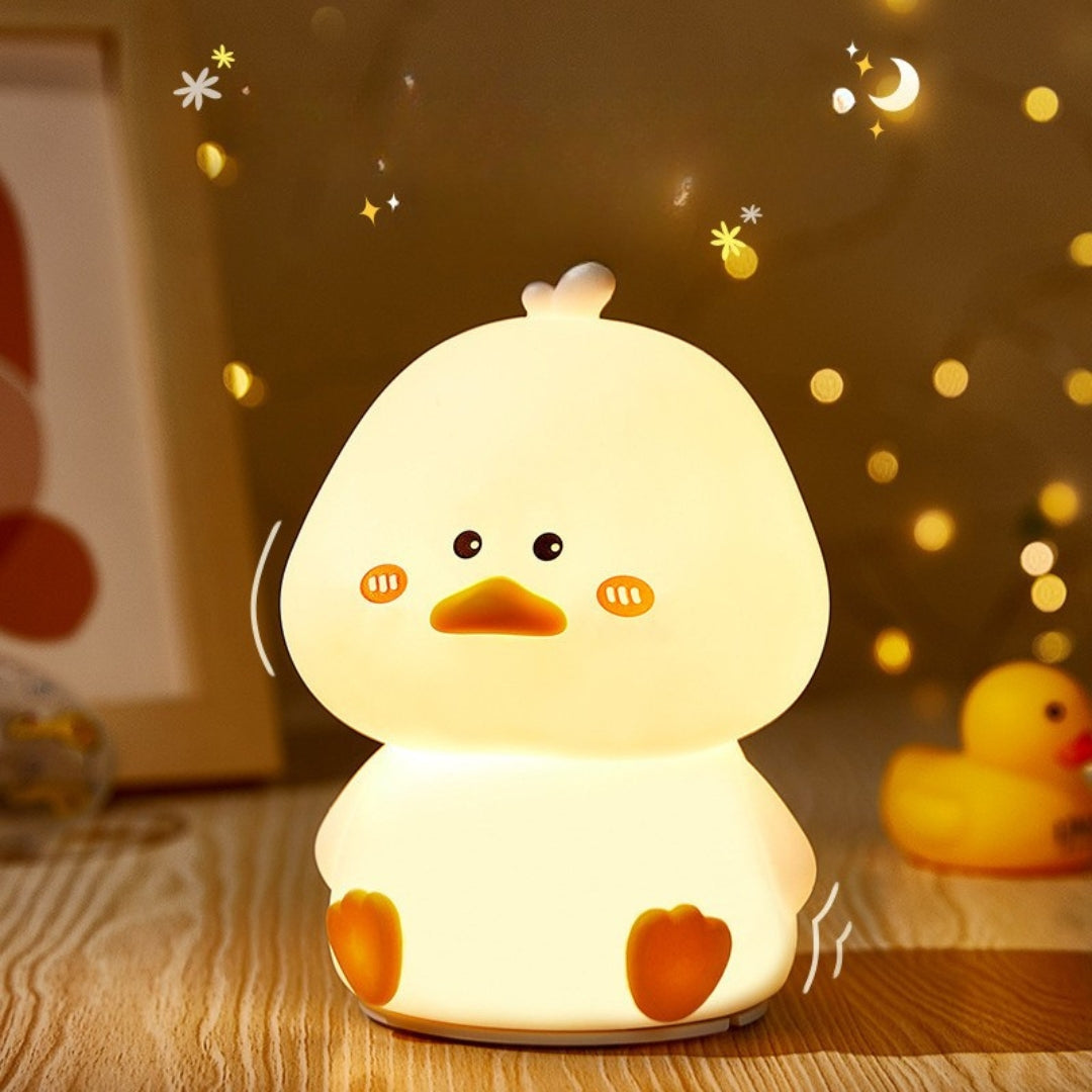 Small Duck Animal Bedside Sleeping Sensor Night Light