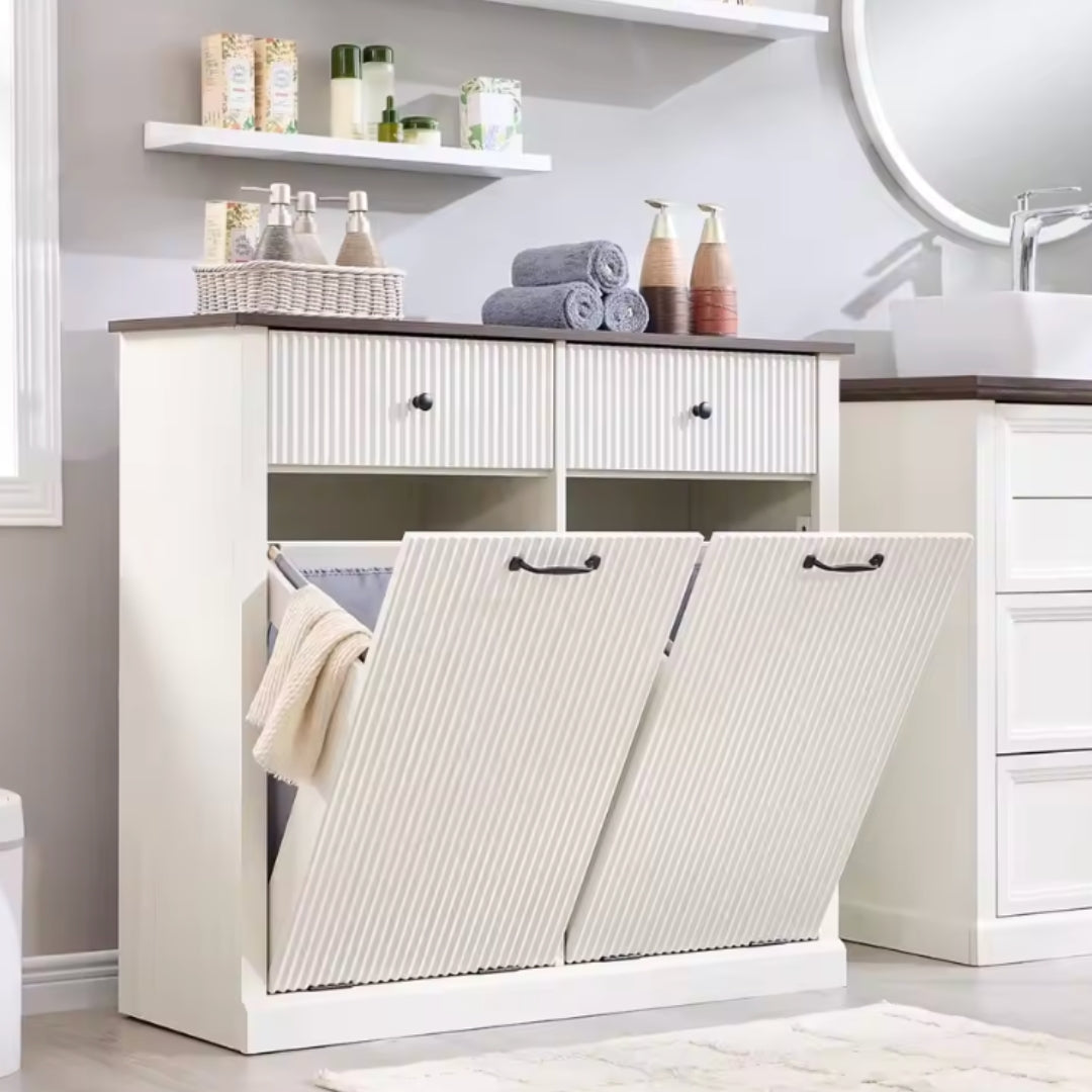 Single/Double Modern Tilt-Out Trash Cabinet Hidden Garbage