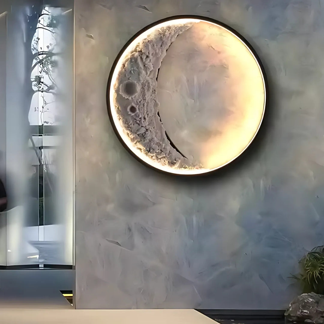 Modern Moonscape LED Wall Mounted Corridor Light