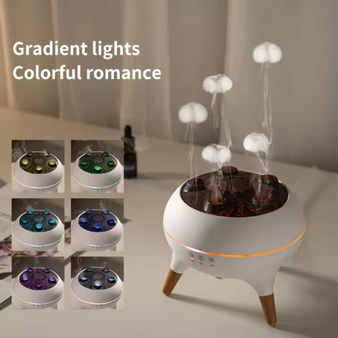Jellyfish Aromatherapy Air Humidifier Diffuser With Lights