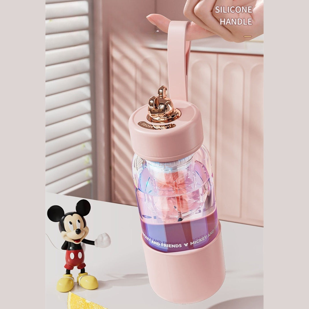 Disney Magnetic Tea Infuser Glass Tumbler Portable