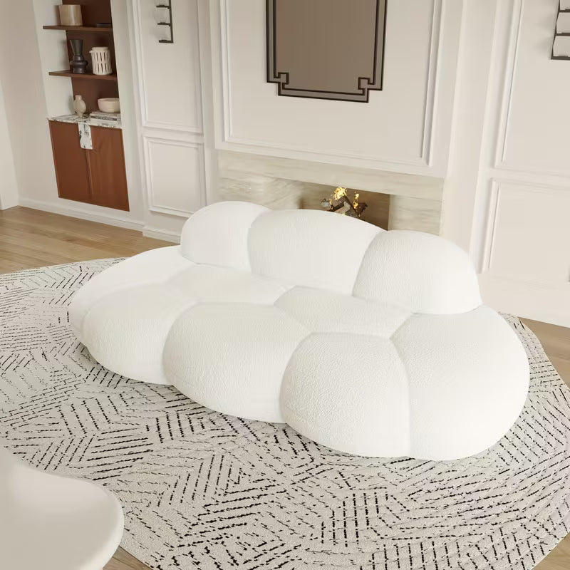 Upholstered Compressed Sofa Couch for Bedroom Living Room 