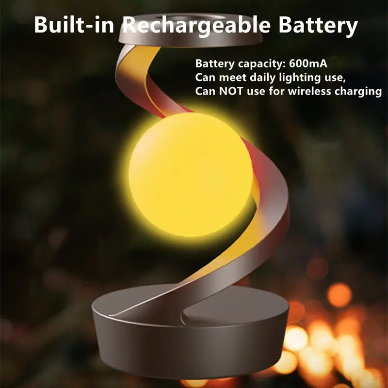 Levitation Floating Ambiance Night Light with Wireless Charging