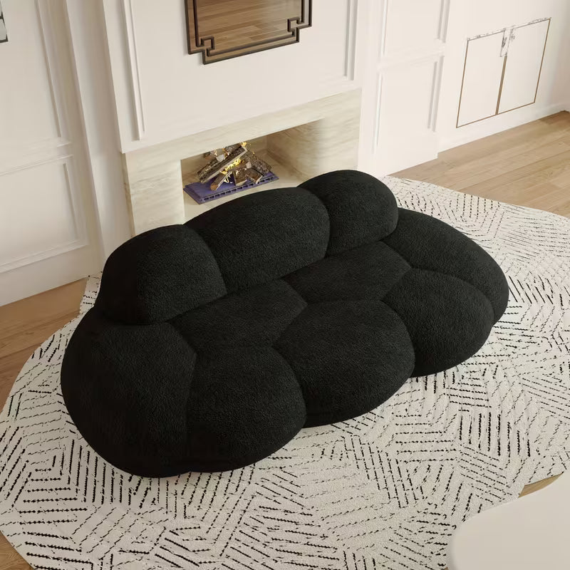 Upholstered Compressed Sofa Couch for Bedroom Living Room 