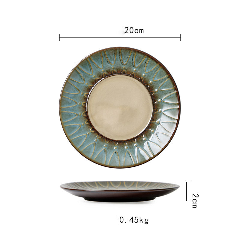 Japanese Ceramic Dinnerware Dish Plate