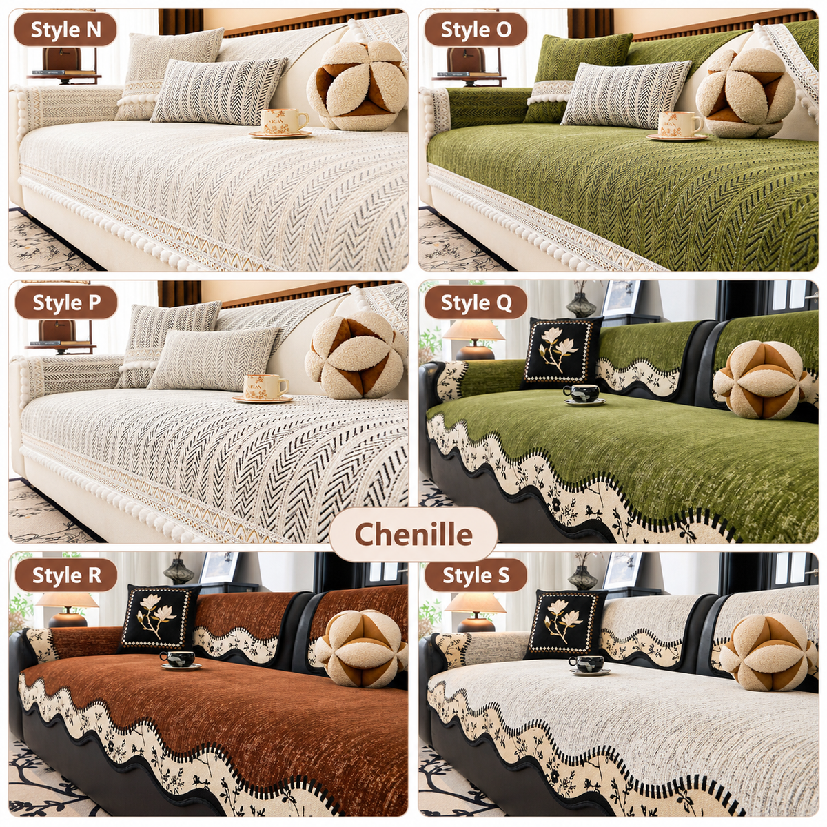 Bohemian Sofa Cushion Couch Cover Living Room