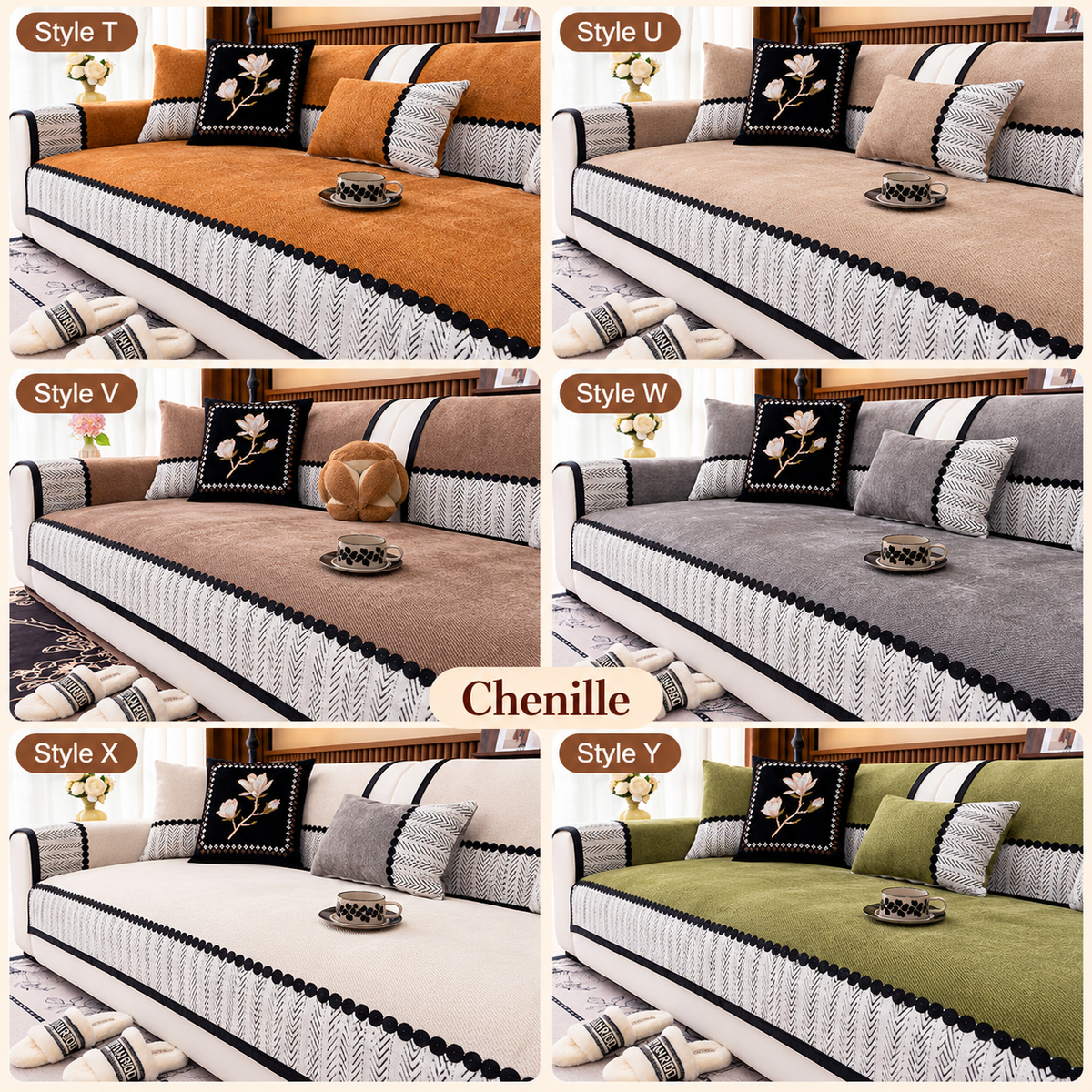 Bohemian Sofa Cushion Couch Cover Living Room