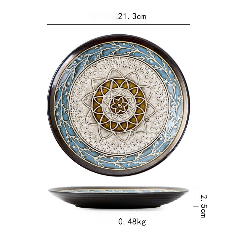 Japanese Ceramic Dinnerware Dish Plate