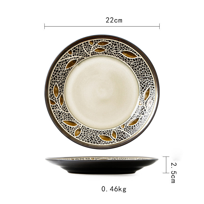 Japanese Ceramic Dinnerware Dish Plate