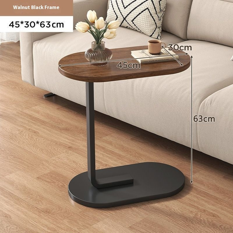 Flip Top C Shaped Bed Side Table Couch Laptop Desk
