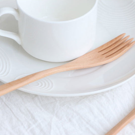 Muji Natural Wooden Spoon & Fork Cutlery Set