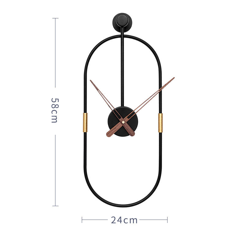 Designer Silent 3D Iron Art Wall Hanging Clock