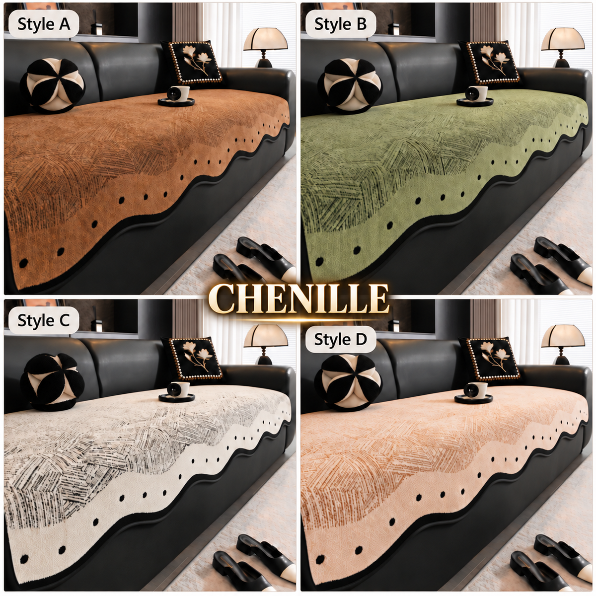 Bohemian Sofa Cushion Couch Cover Living Room