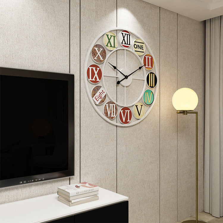 Roman Numeric Large Silent Wall Clock