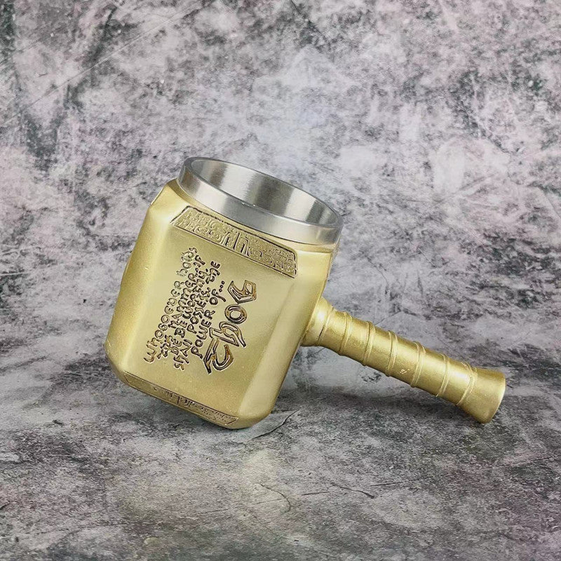 Thor's Hammer Stainless Steel Mug with Bottle Opener