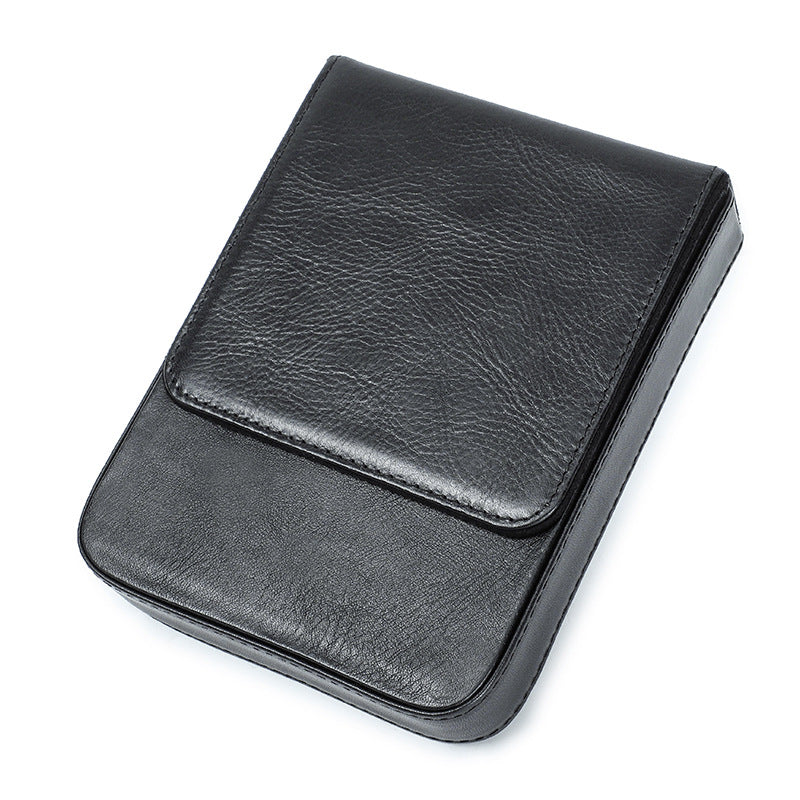 Handmade Leather Fountain Pen Case Organizer Holder