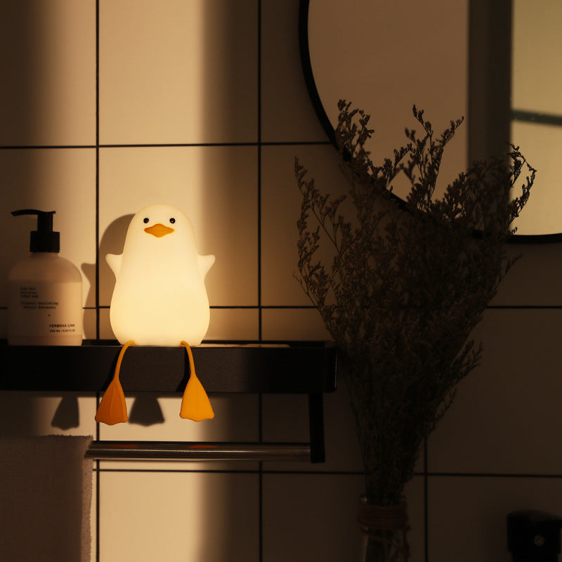 Small Duck Animal Bedside Sleeping Sensor Night Light