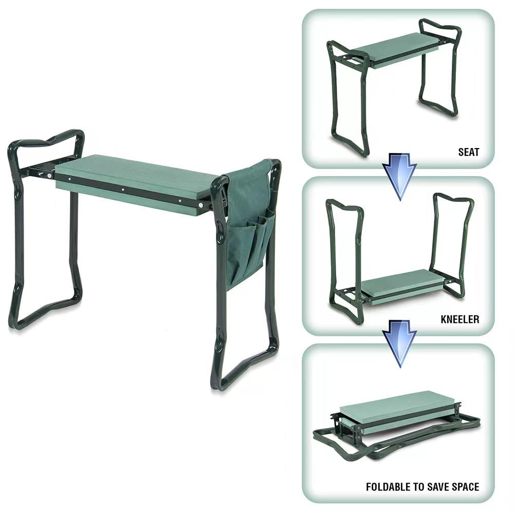 Lightweight Gardener Kneeler Bench Folding Seat