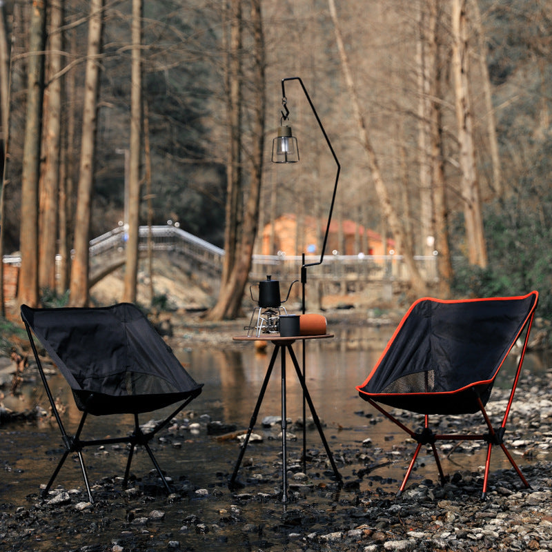Aluminium Outdoor Foldable Camping Chair with Footrest