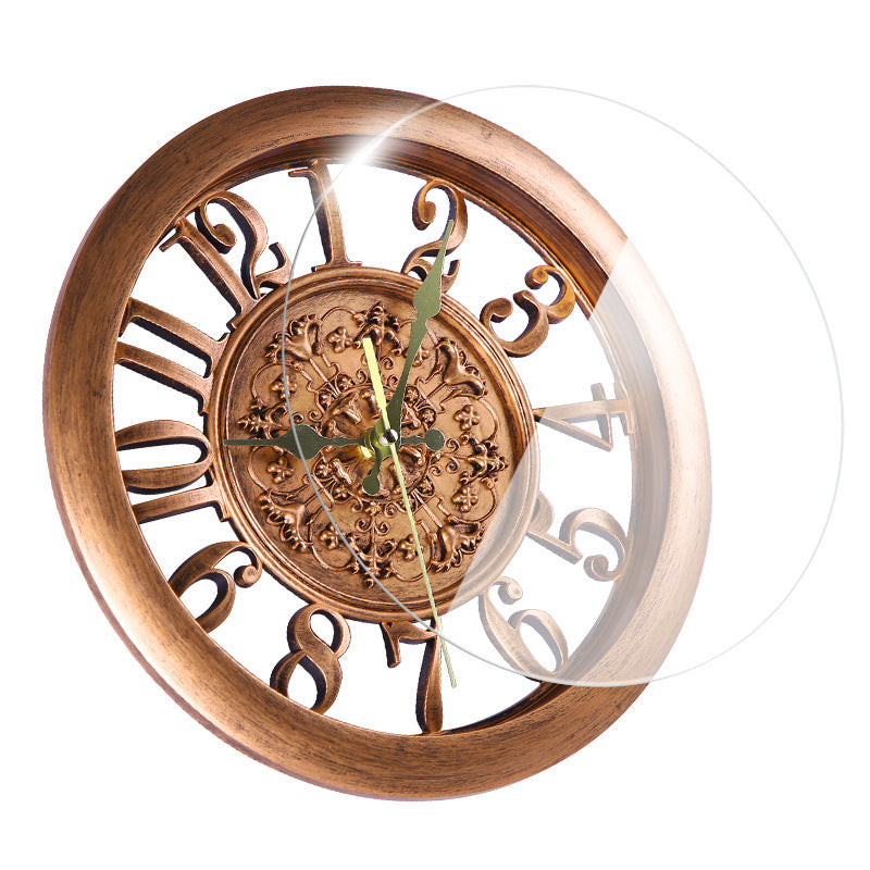 Antique 12 Inch Round Wall Clock
