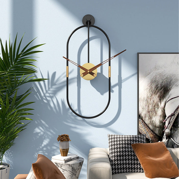 Designer Silent 3D Iron Art Wall Hanging Clock