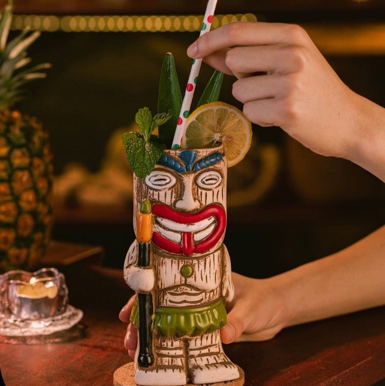 Hawaiian Exotic Tiki Cocktail Mug