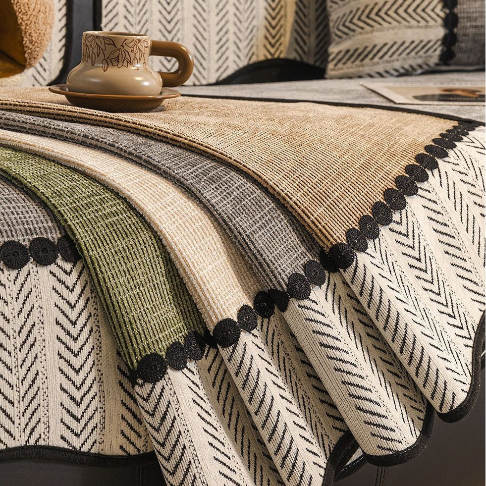 Bohemian Sofa Cushion Couch Cover Living Room