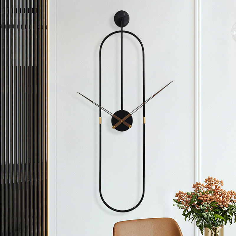 Designer Silent 3D Iron Art Wall Hanging Clock