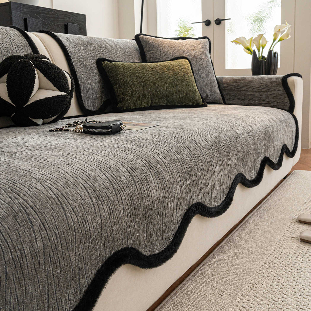Bohemian Sofa Cushion Couch Cover Living Room