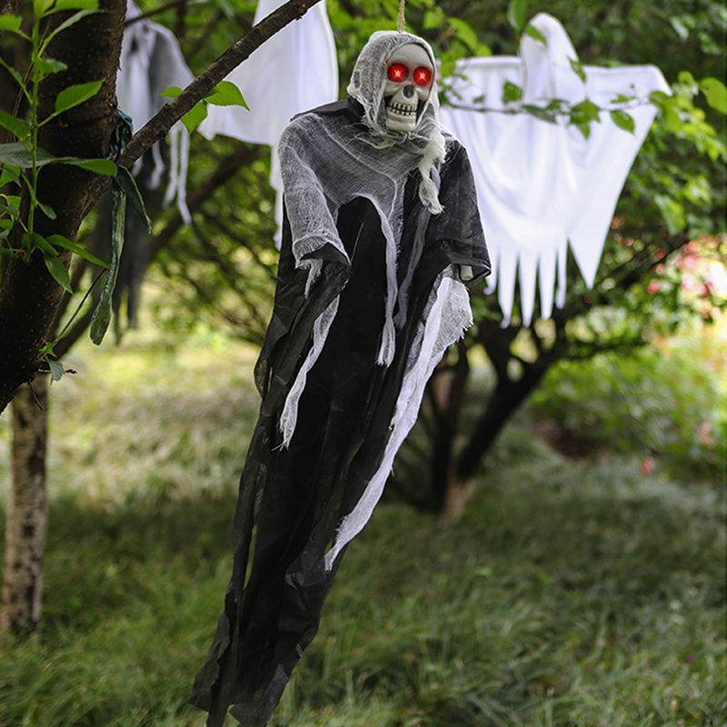 Halloween Luminous Outdoor Courtyard Skull Hanging Ghost